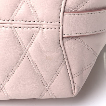 Givenchy Lambskin Quilted Mini GV Bucket Bag Pink 6 of 6