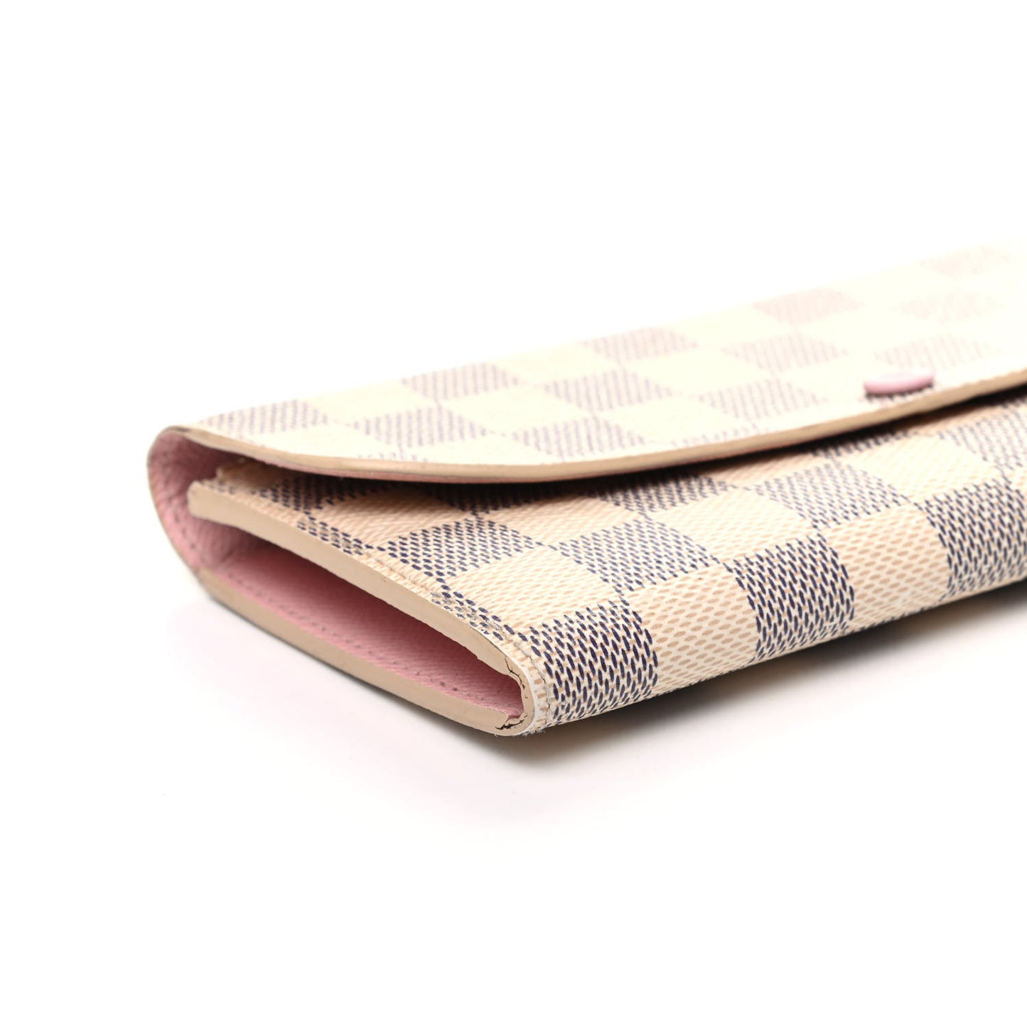 Damier Azur Emilie Wallet Rose Ballerine