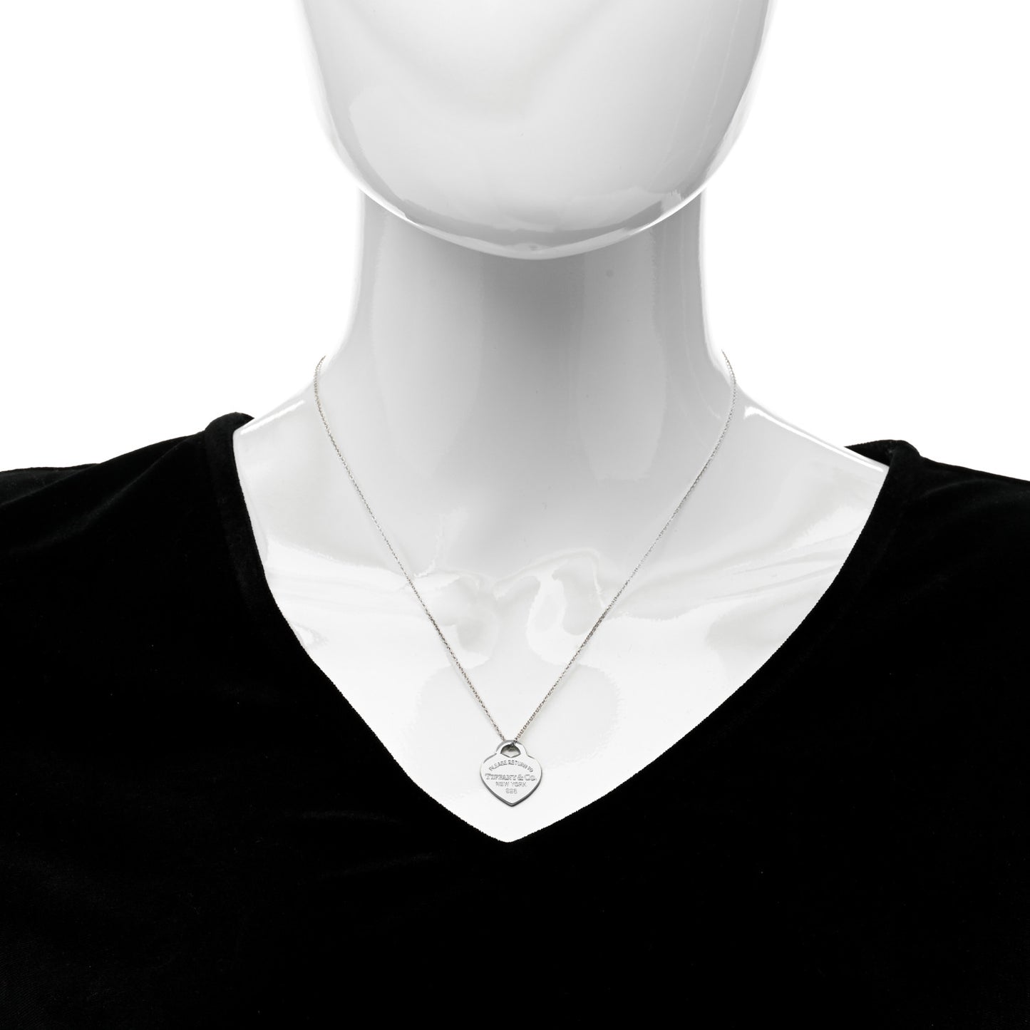 Sterling Silver Small Return to Tiffany Heart Pendant Necklace