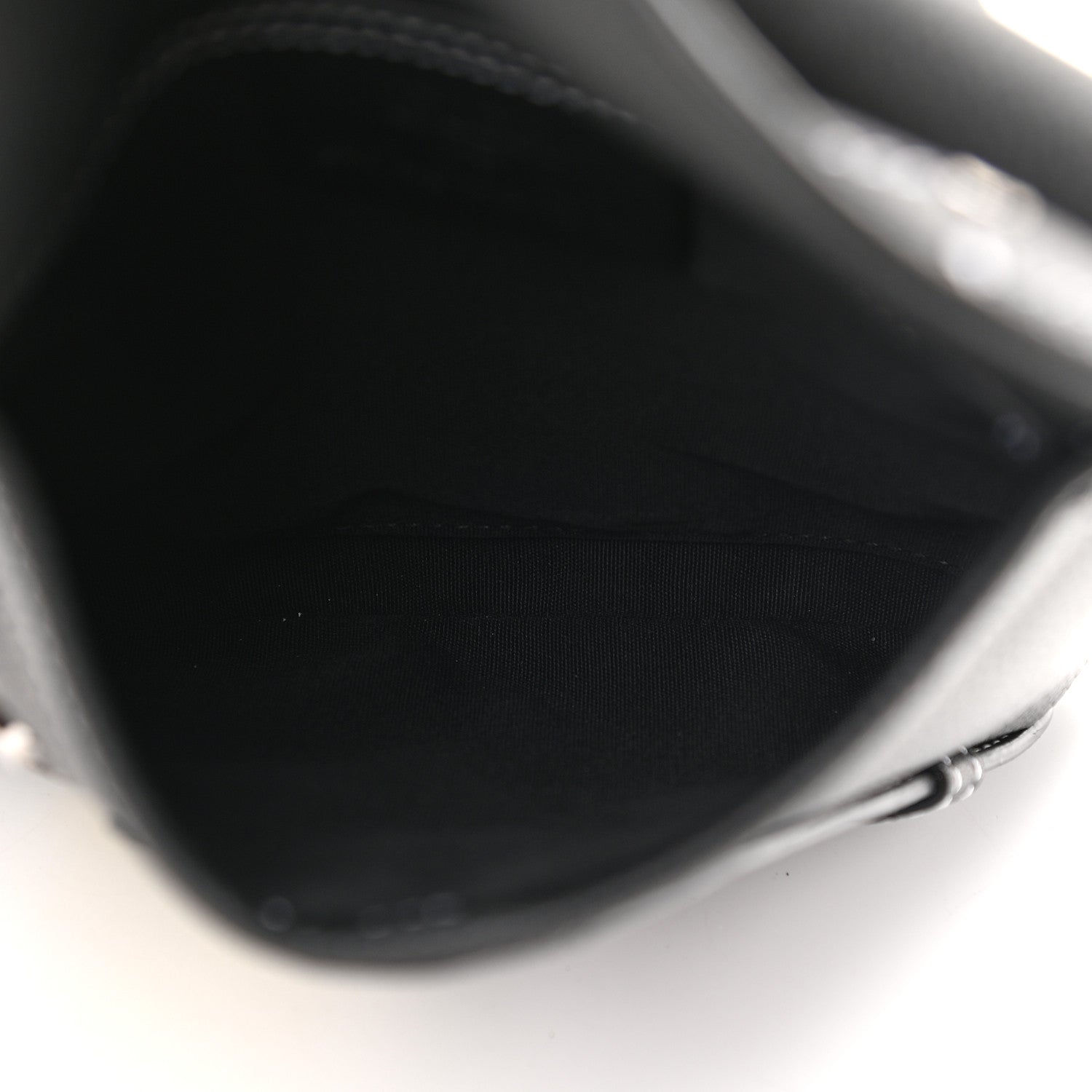 Christian Dior X KAWS Grained Calfskin Bee Saddle Pouch Black 5 of 9