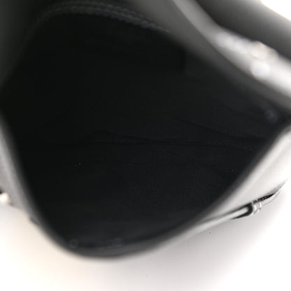 Christian Dior X KAWS Grained Calfskin Bee Saddle Pouch Black 5 of 9