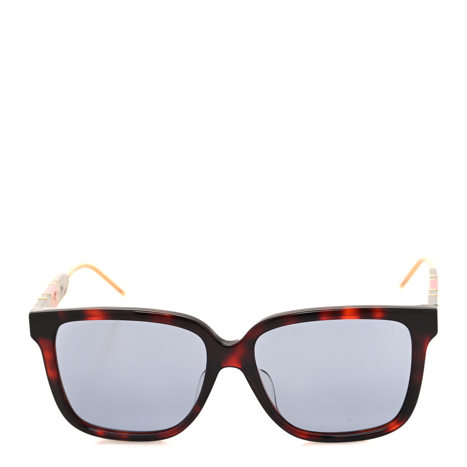 Gucci Acetate Square Sunglasses GG0599SA Black Tortoiseshell Pearlescent 2 of 9