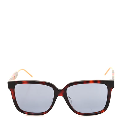 Gucci Acetate Square Sunglasses GG0599SA Black Tortoiseshell Pearlescent 2 of 9