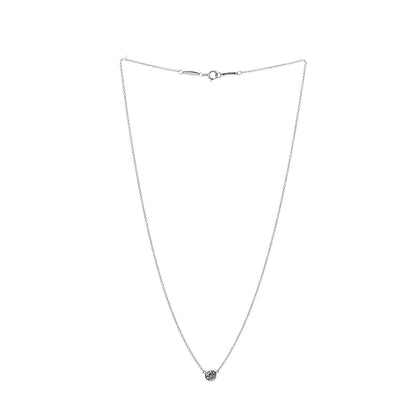 Tiffany Platinum Diamond .27ct Elsa Peretti Diamonds by the Yard Pendant Necklace 3 of 8