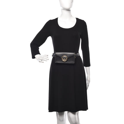 Fendi Vitello Liberty Lucido F is Fendi Envelope Belt Bag Black 3 of 12