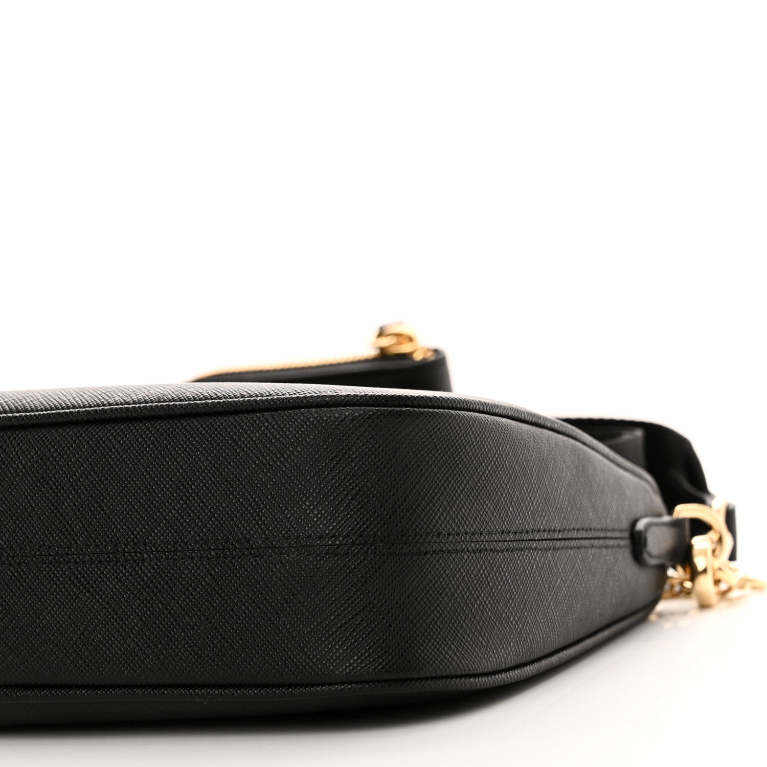 Prada Saffiano Lux Re-Edition 2005 Shoulder Bag Black 9 of 9