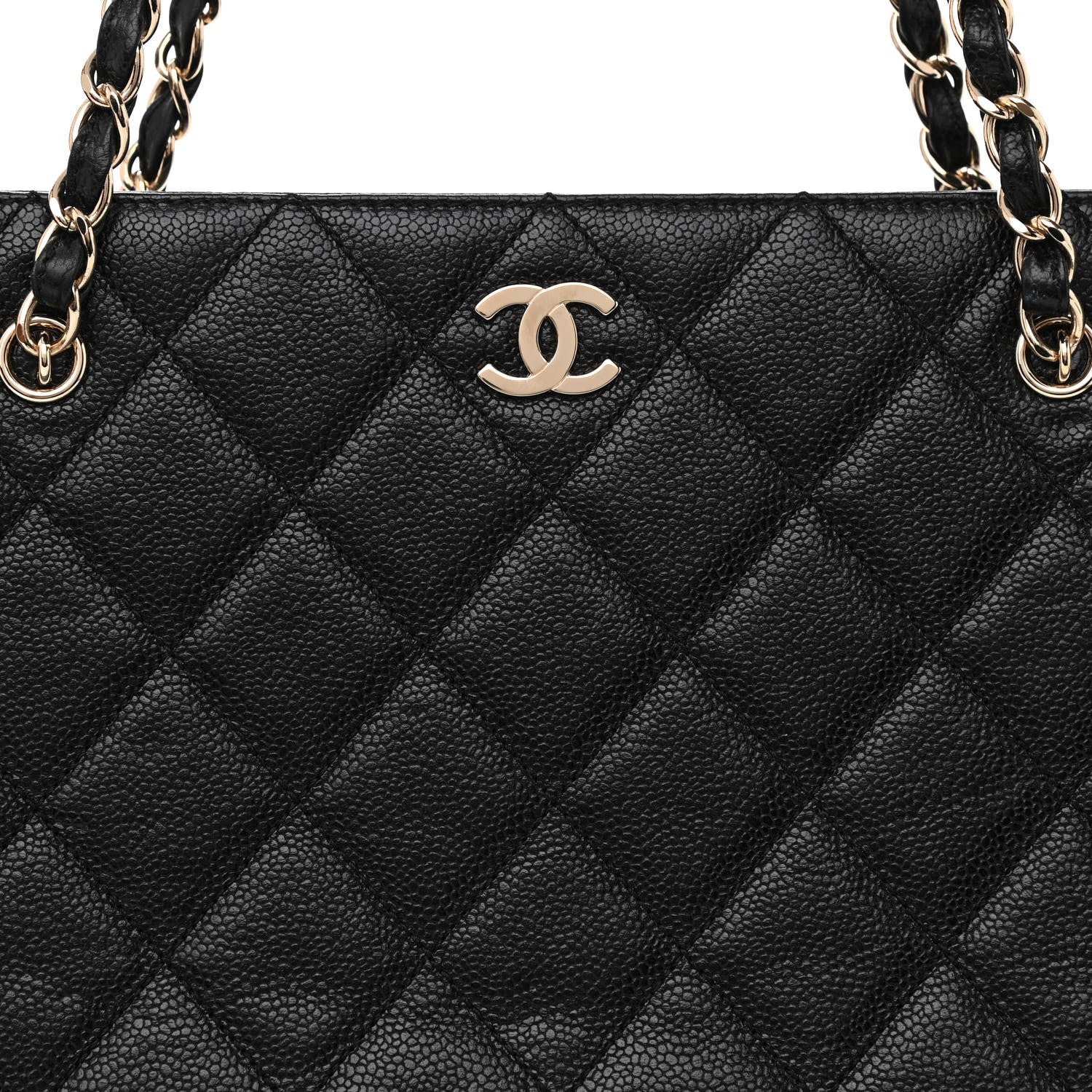 Chanel Caviar Quilted Shoulder Bag Black 6 of 10