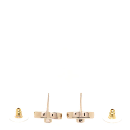 Chanel Metal CC Turnlock Earrings Gold 3 of 5
