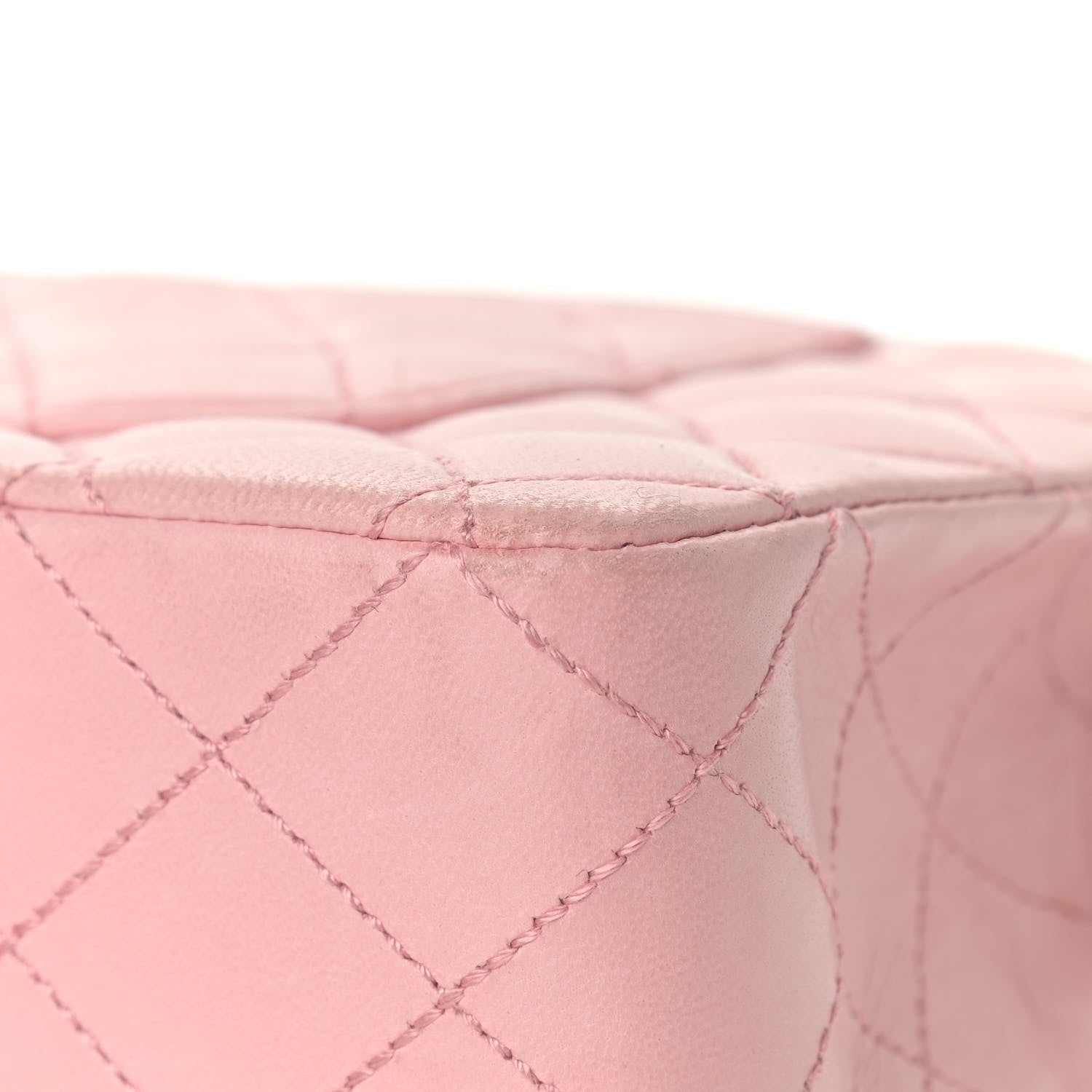 Chanel Lambskin Quilted Medium Double Flap Light Pink 12 of 18