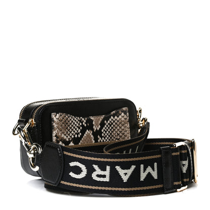 Marc Jacobs Calfskin Snake Embossed Snapshot Camera Bag 3 of 12