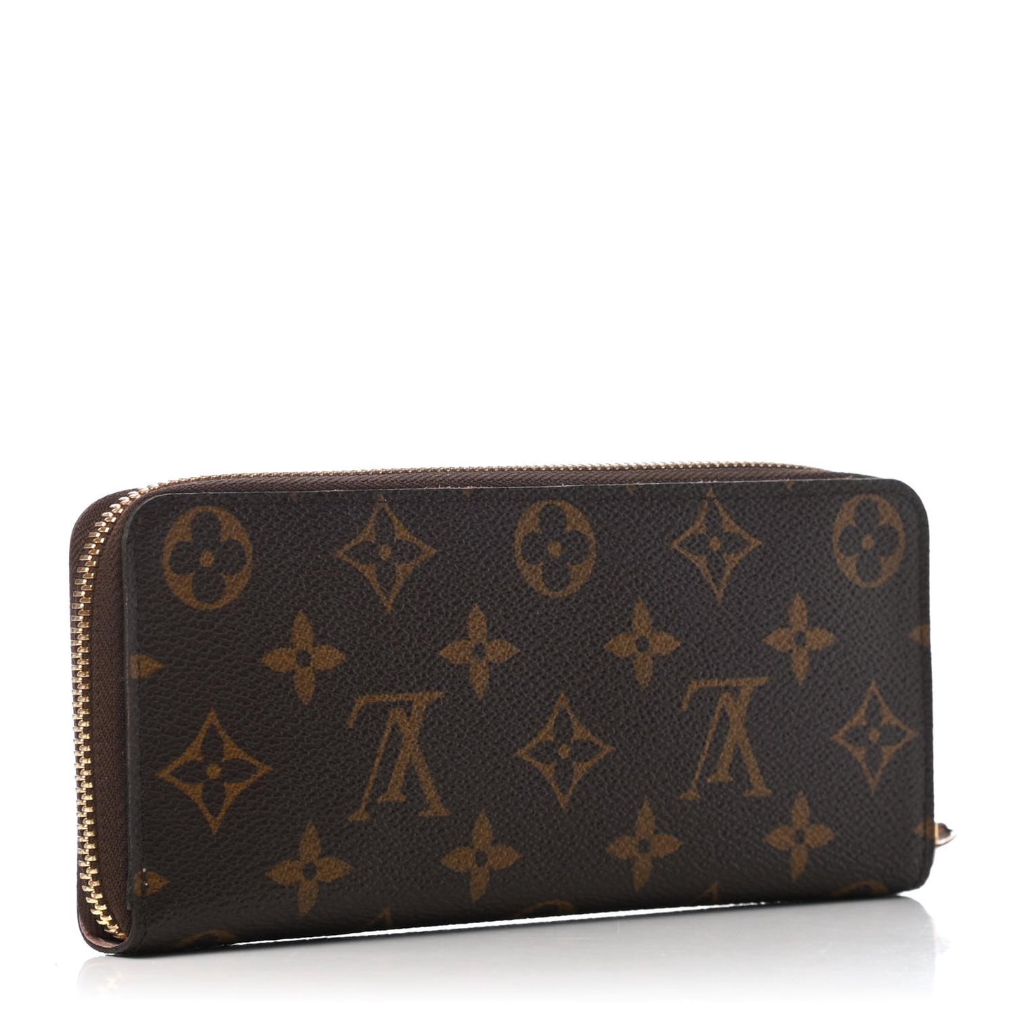 Monogram Clemence Wallet Rose Ballerine