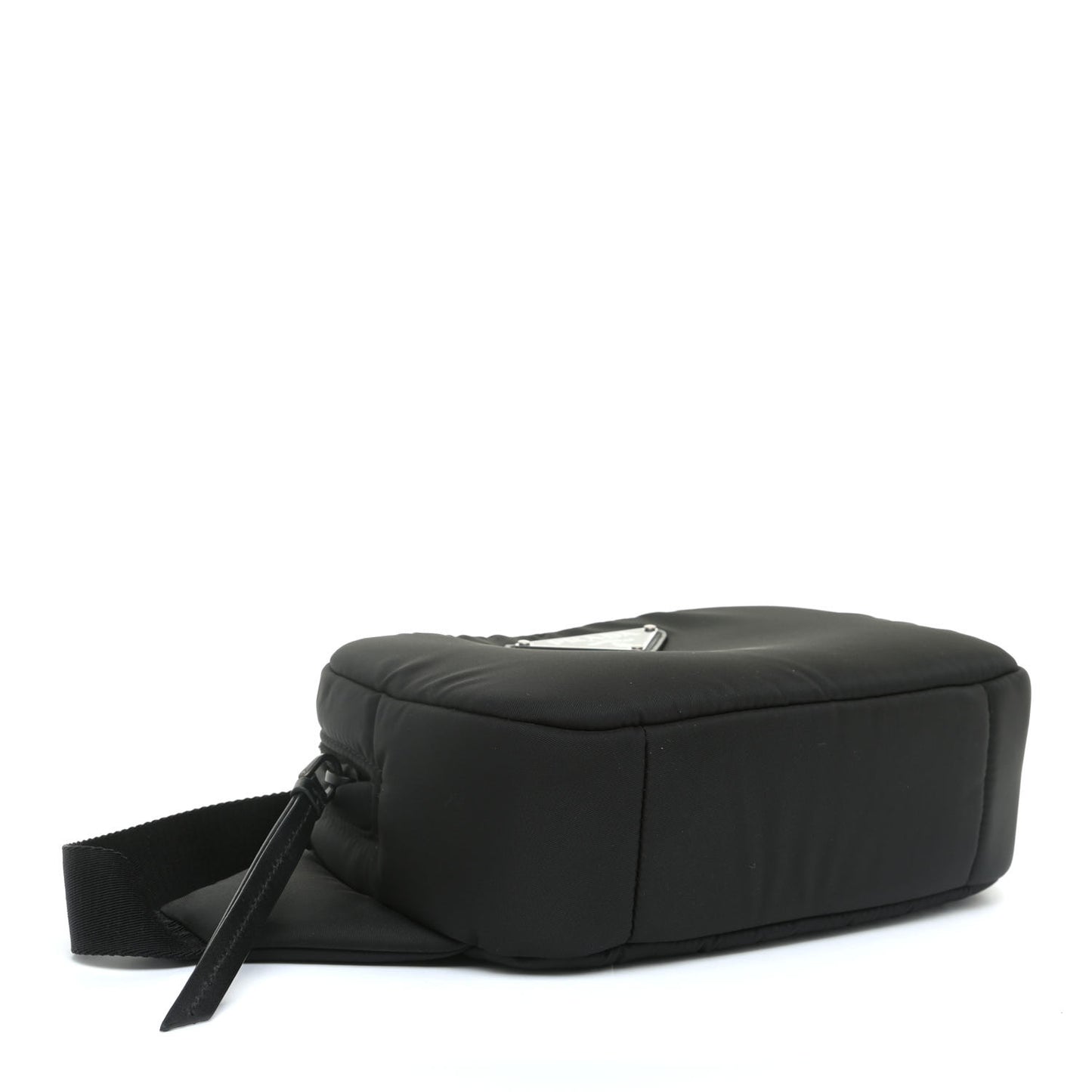 Tessuto Nylon Soft Padded Belt Bag Black