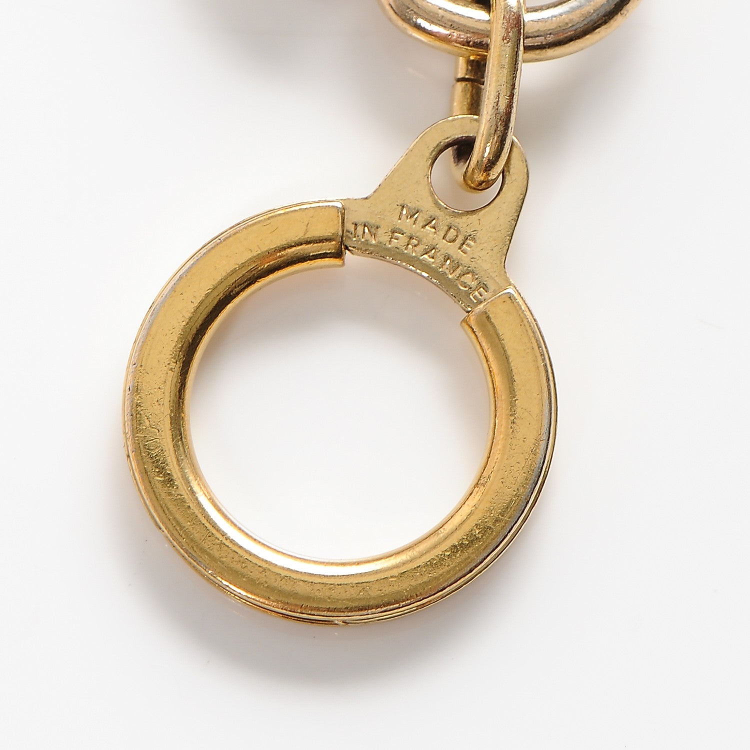 Louis Vuitton Pochette Extender Key Ring Gold 4 of 4