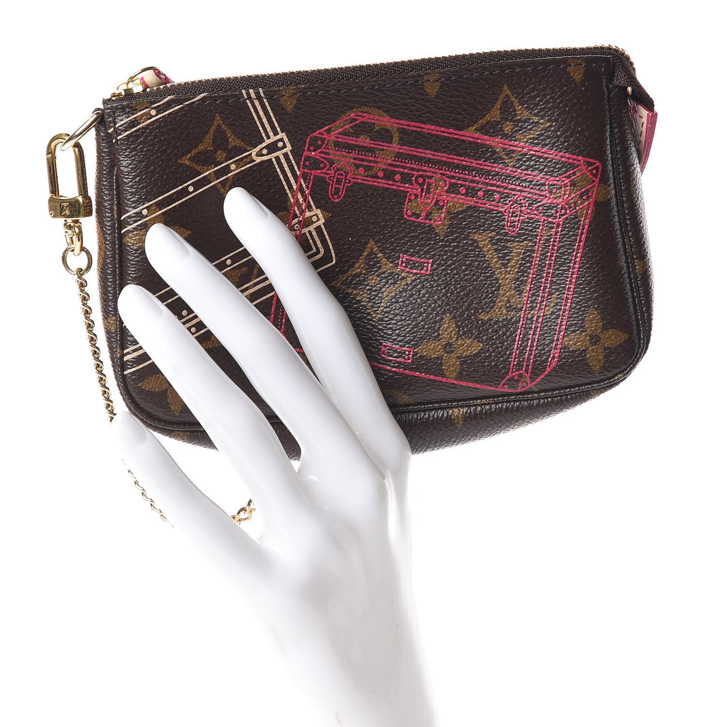 Monogram 2014 Christmas Animation Mini Pochette Accessories