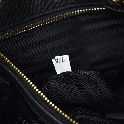 Prada Vitello Daino Tote Black 8 of 9