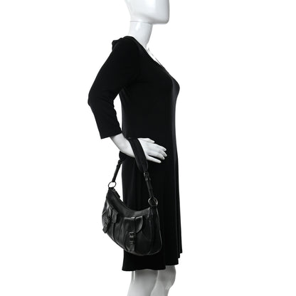 Christian Dior Calfskin Shoulder Bag Black 2 of 18