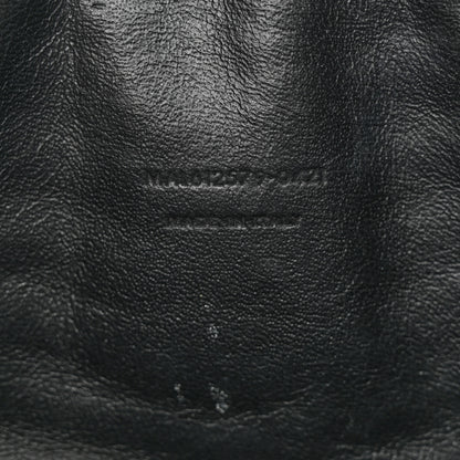 Saint Laurent Grain De Poudre Matelasse Monogram Mini Lou Camera Bag Black 7 of 13