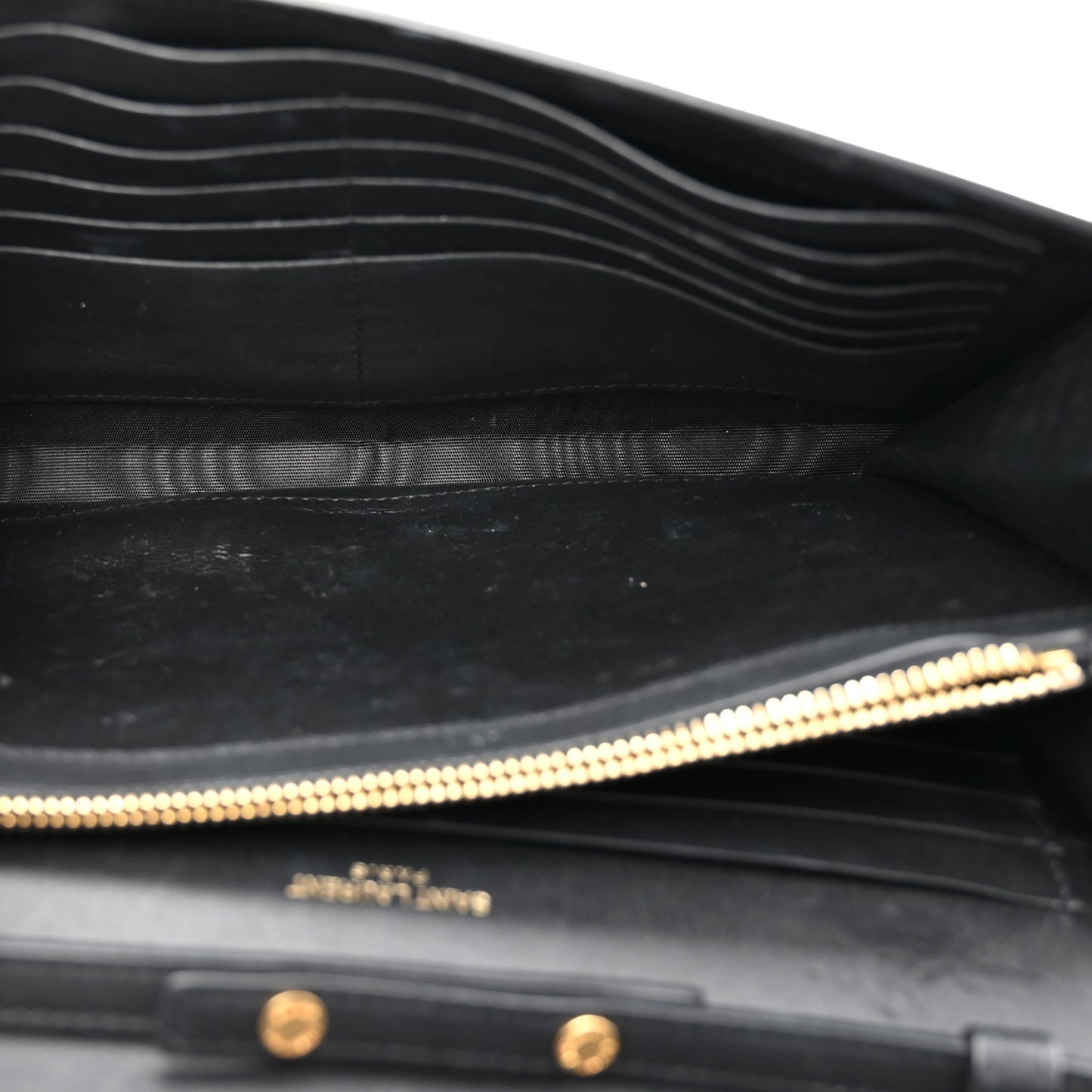 Grain De Poudre Zodiac Print Small Monogram Kate Satchel Black Black