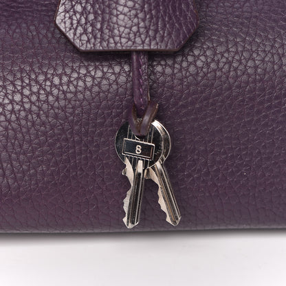 Hermes Taurillon Clemence JPG Birkin 42 Raisin 14 of 56