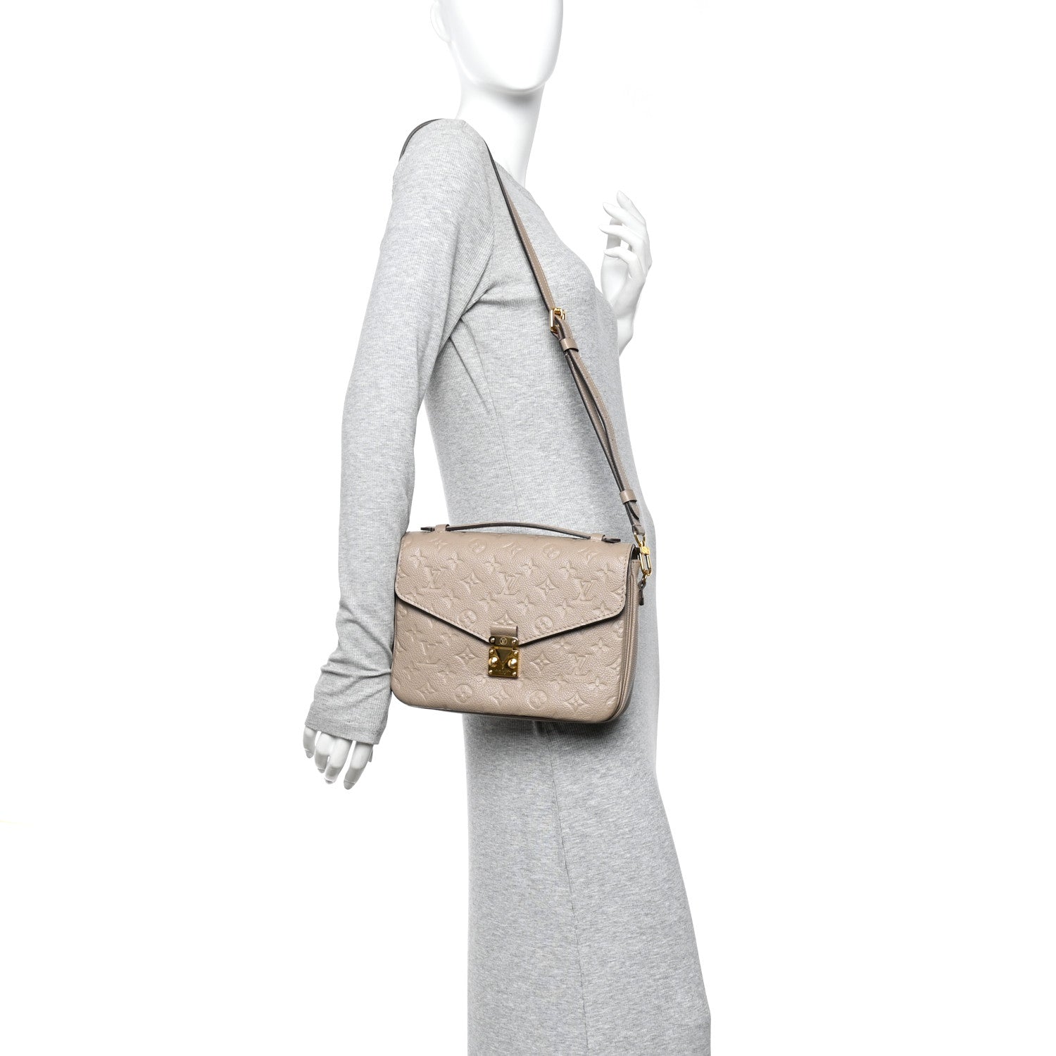 Louis Vuitton Empreinte Pochette Metis Tourterelle 2 of 10