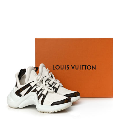 Louis Vuitton Patent Monogram LV Archlight Sneakers 37 White 19 of 19