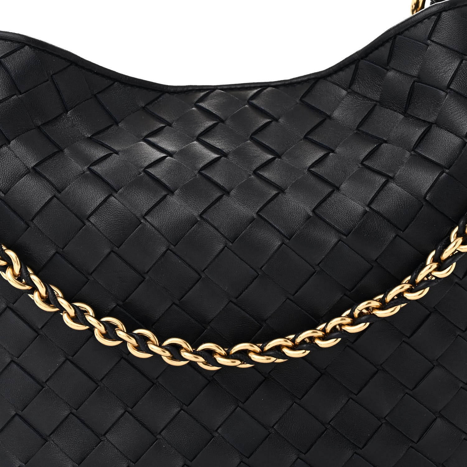 Bottega Veneta Nappa Intrecciato Sardine With Chain Bag Space 7 of 10
