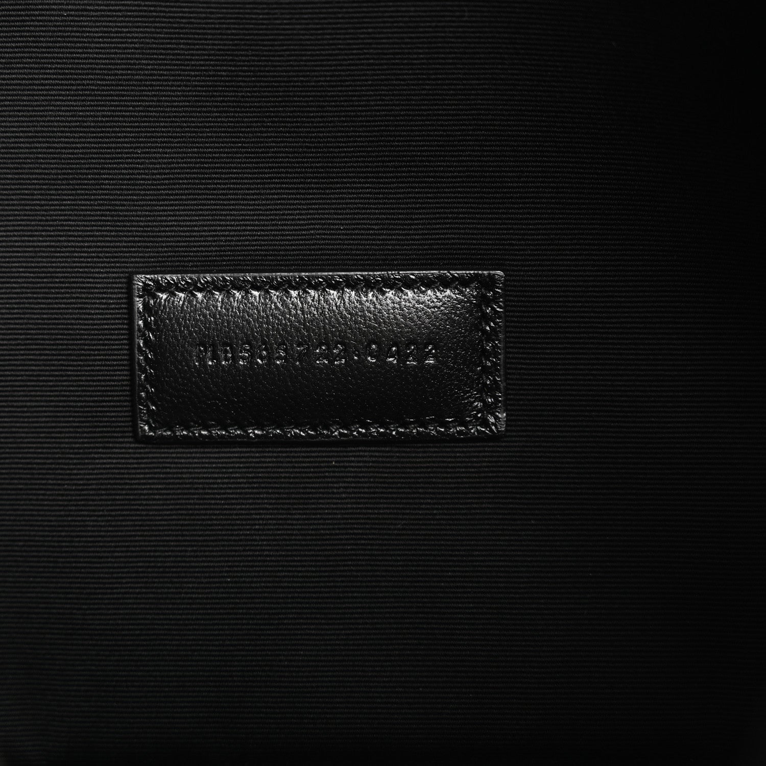 Saint Laurent Linen Canvas Rive Gauche Zipped Pouch Optic White 7 of 11