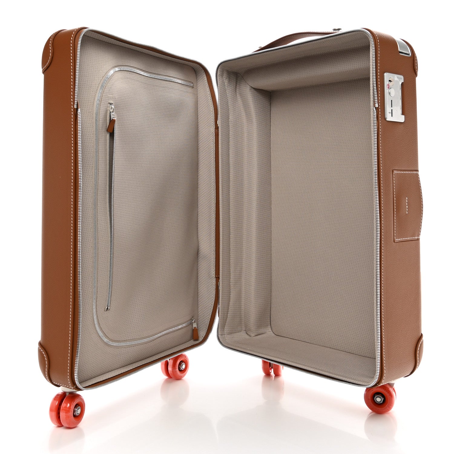 Hermes Canvas Taurillon Regate RMS Rolling Trolley Luggage Multicolor 4 of 9