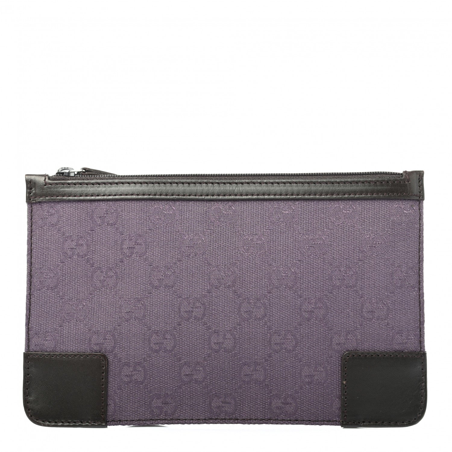 Gucci Monogram Zip Pouch Purple 1 of 7