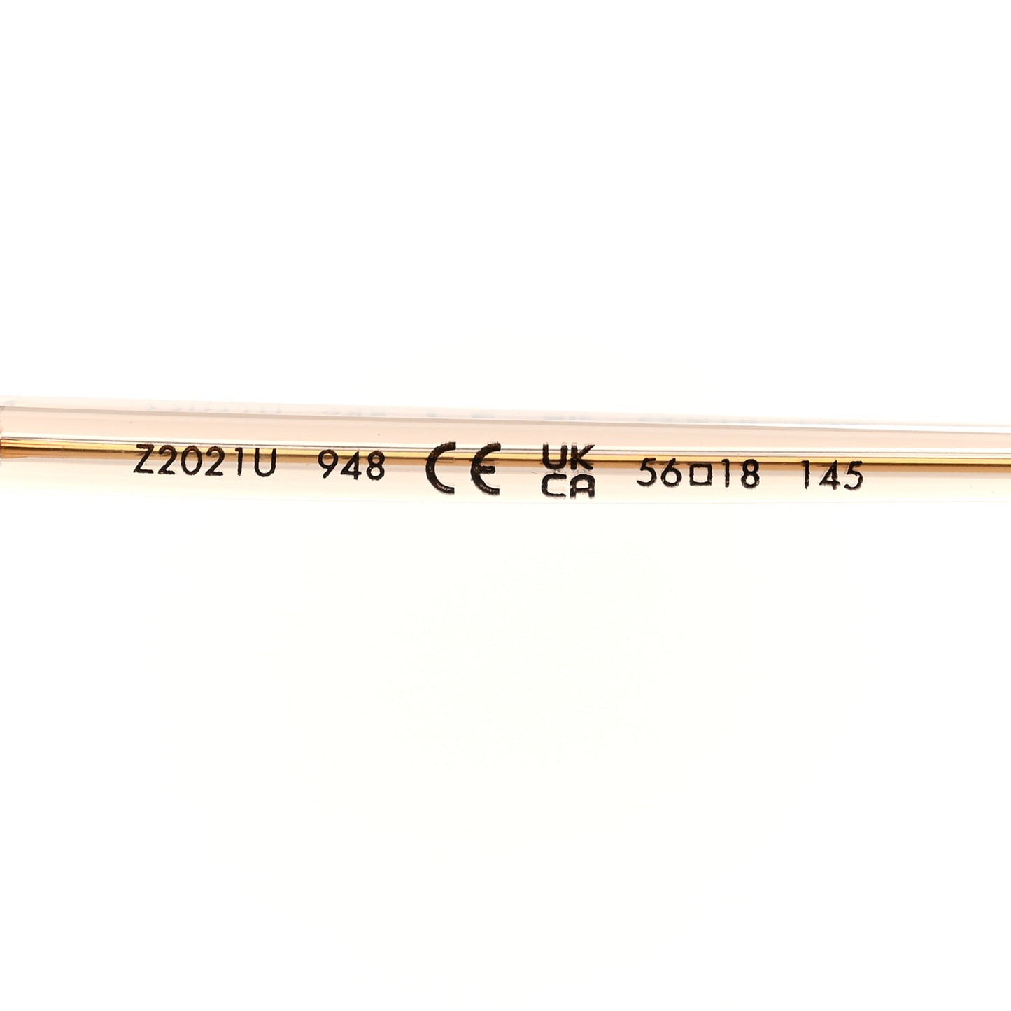 Metal LV Signature Square Sunglasses Z2021U Gold