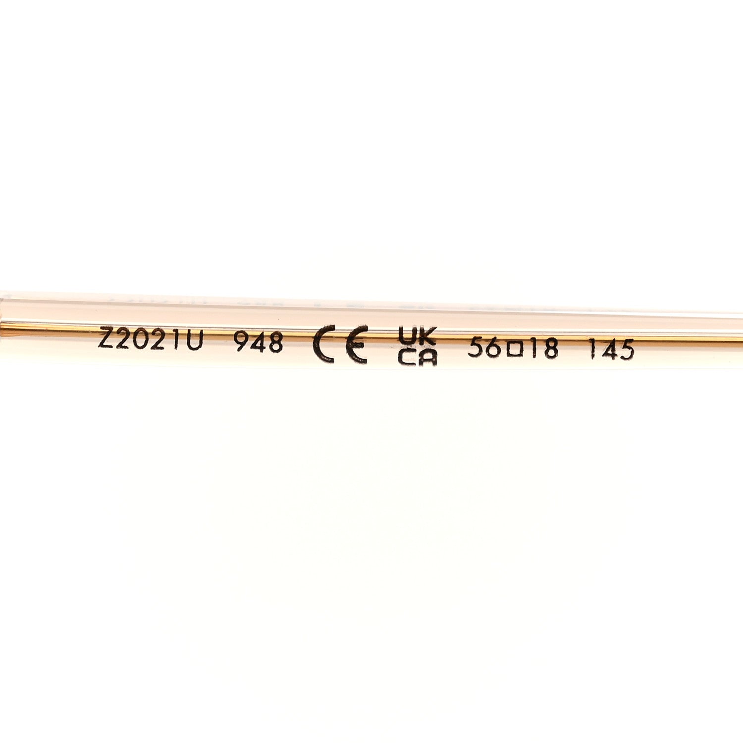Louis Vuitton Metal LV Signature Square Sunglasses Z2021U Gold 6 of 8