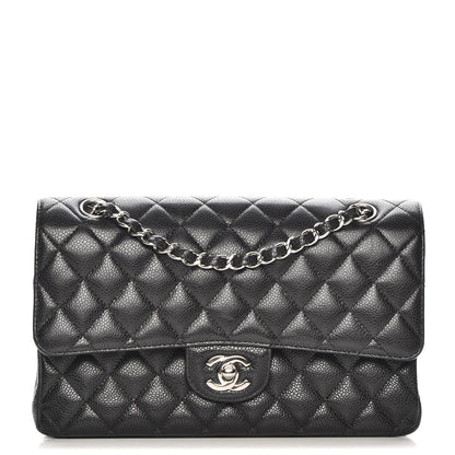 Chanel Caviar Quilted Medium Double Flap Black 1 of 8