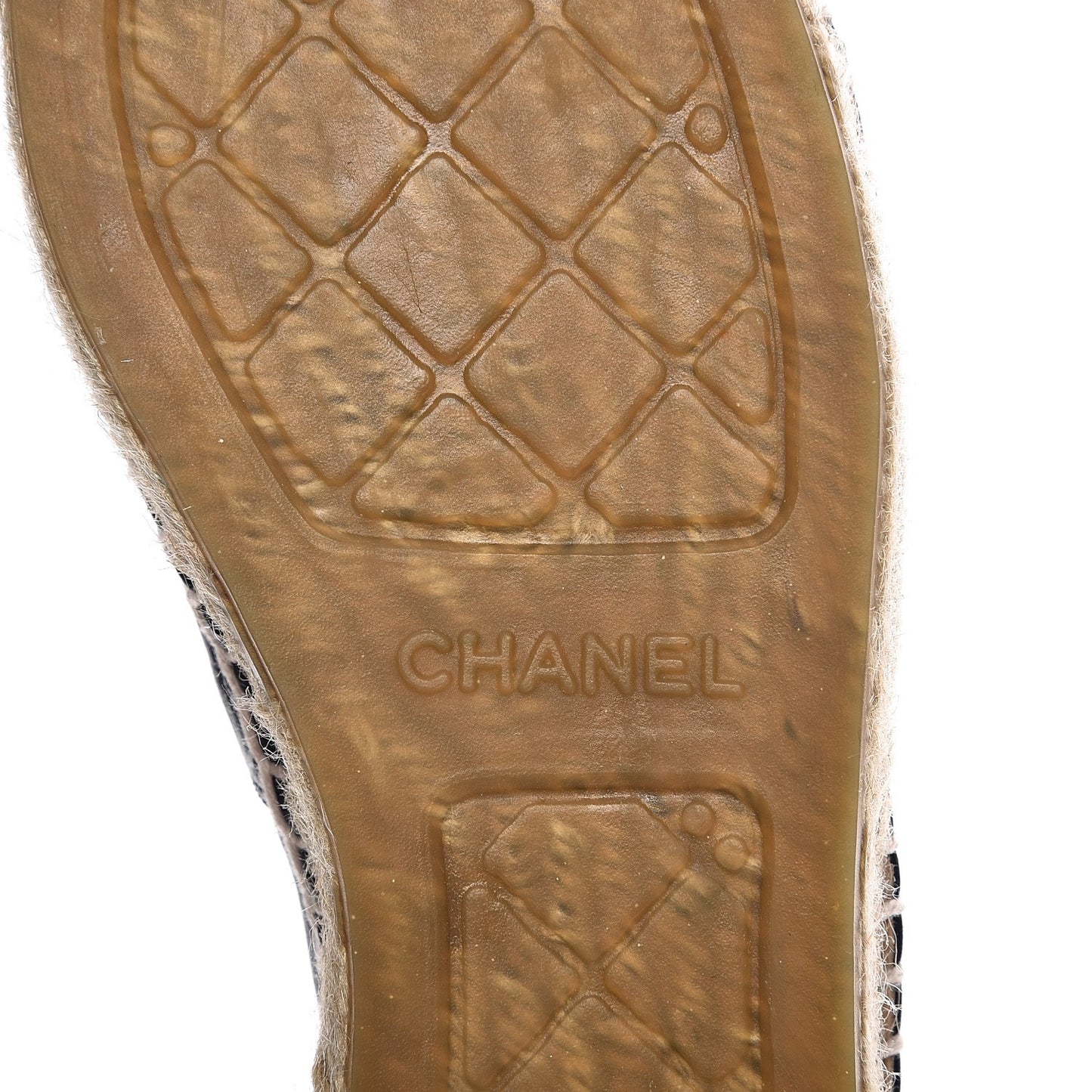 Lambskin CC Espadrilles 39 Navy Black