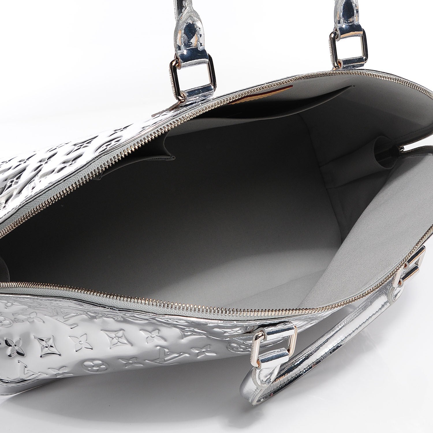 Louis Vuitton Monogram Miroir Alma MM Silver 5 of 7