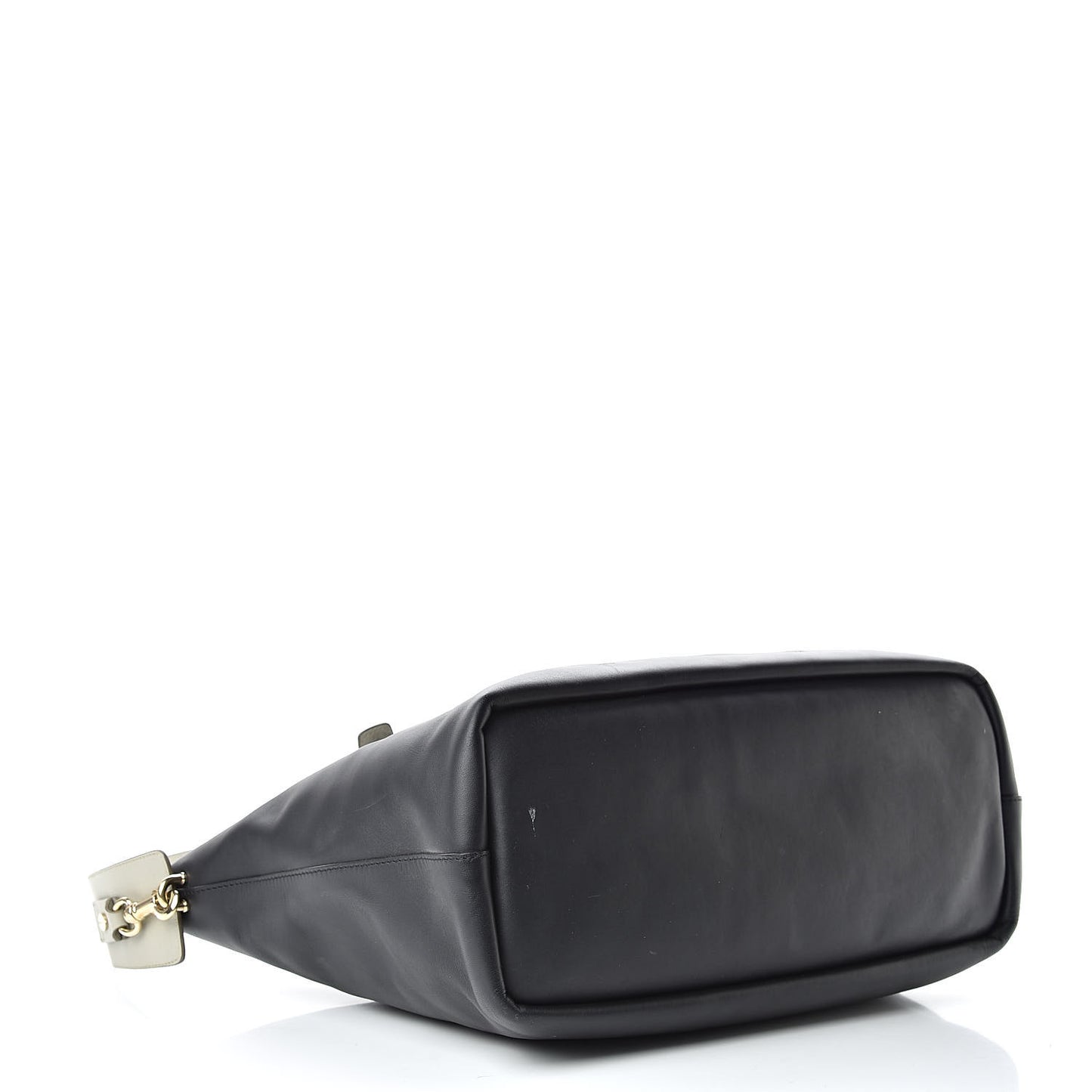 Smooth Calfskin Large Baylee Tote Black Grey