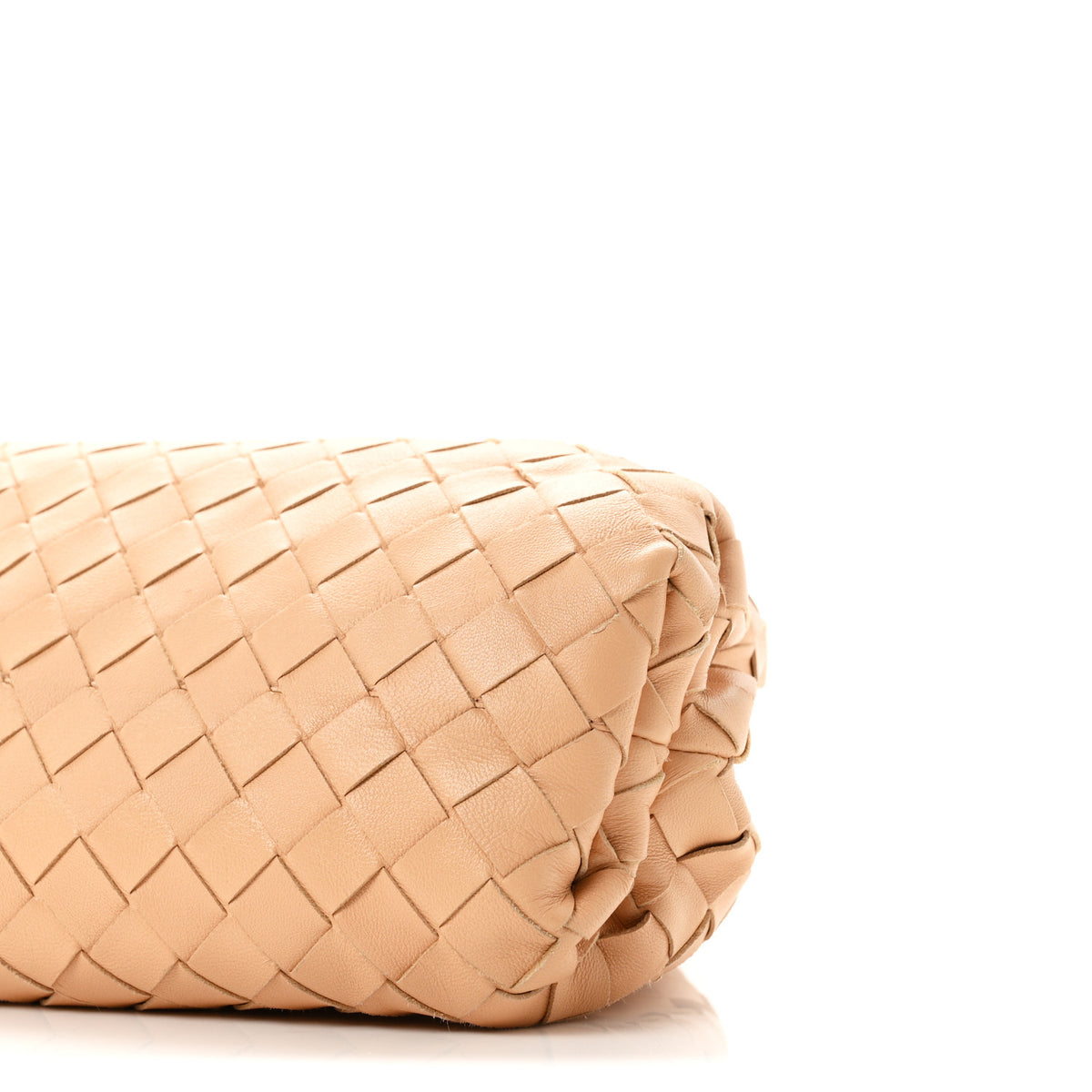 Nappa Maxi Intrecciato The Pouch Oversized Clutch Almond