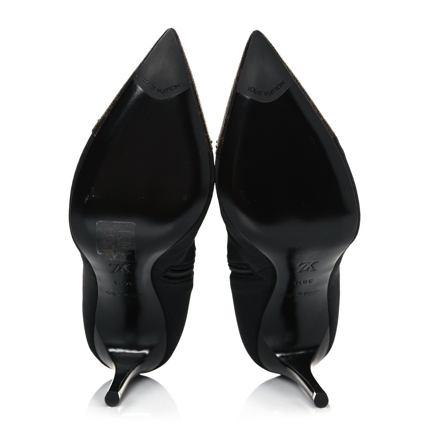 Monogram Cherie Ankle Boots 36.5 Black