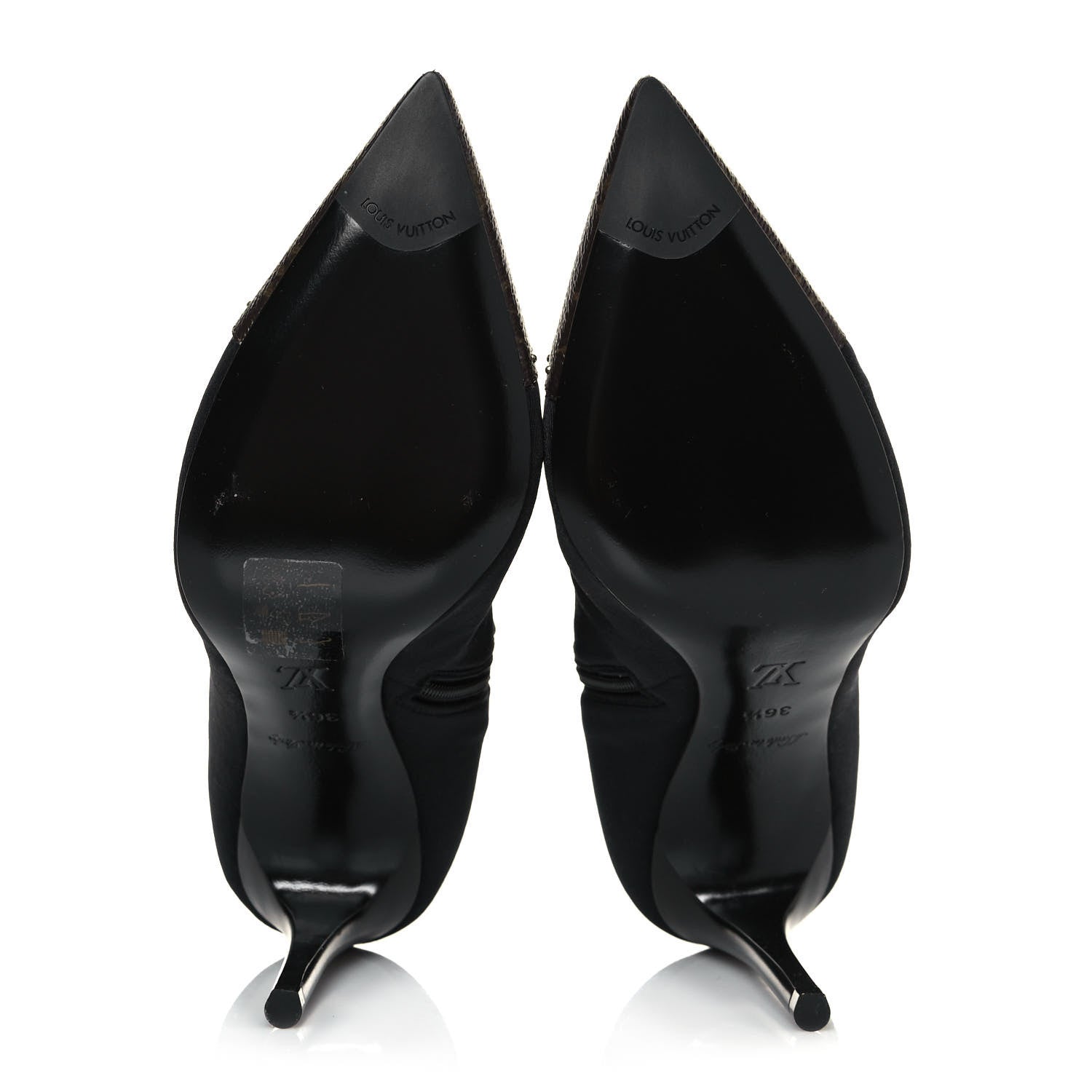 Louis Vuitton Monogram Cherie Ankle Boots 36.5 Black 5 of 7