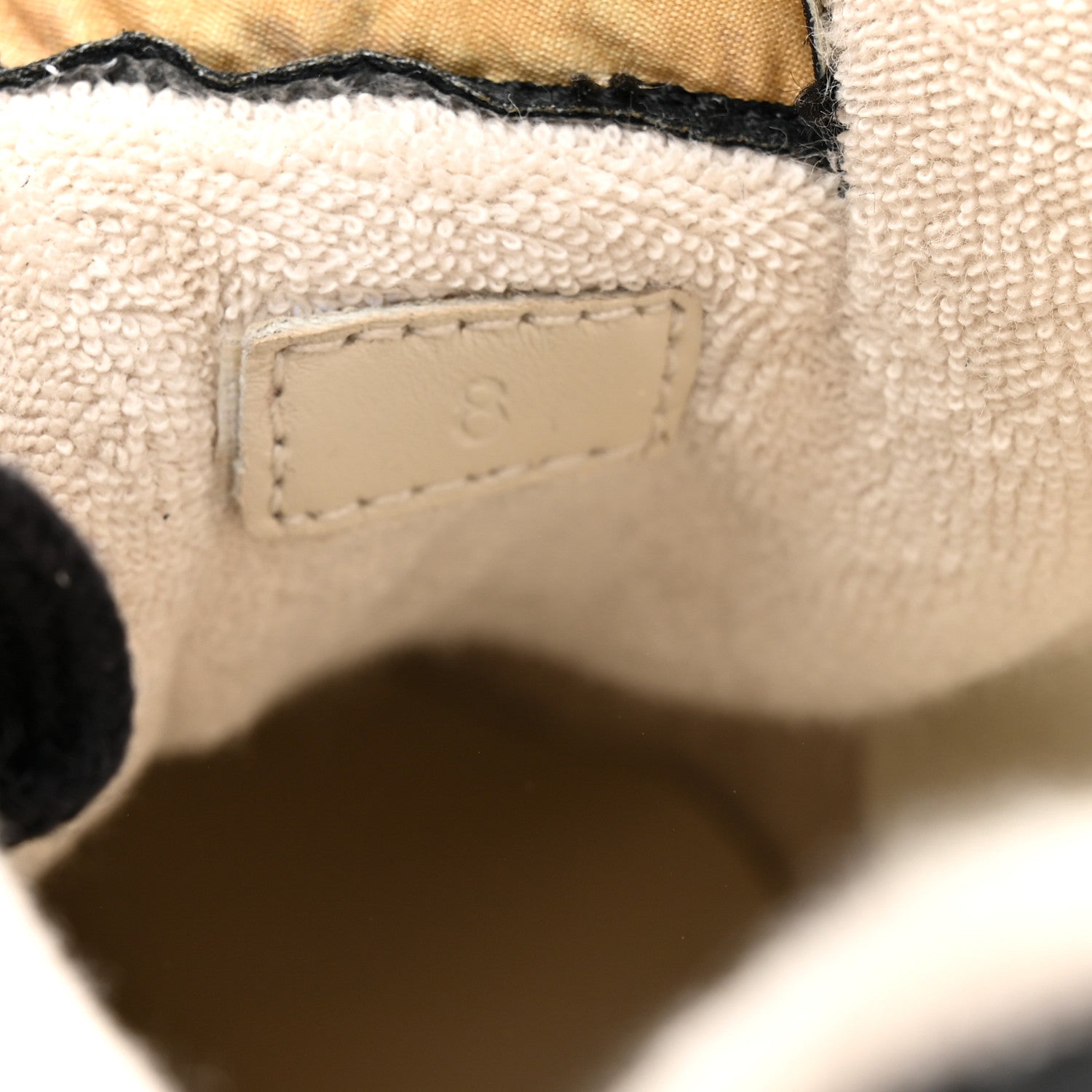 Gucci GG Supereme Monogram Miro Soft Calfskin Web Mens Screener Sneakers 8 Beige Ebony Black New Platinum 10 of 11