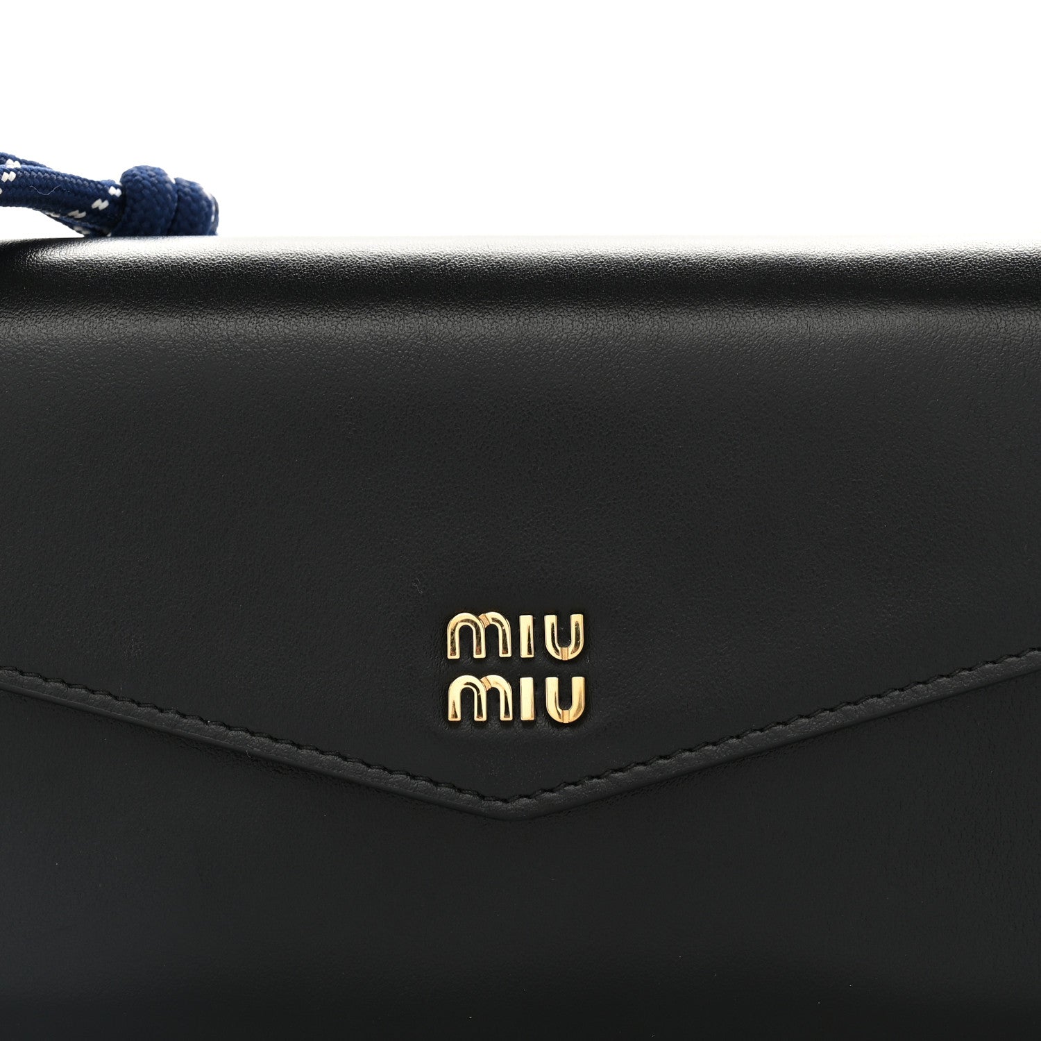 Miu Miu Nappa Wallet On Strap Black Baltic 7 of 11
