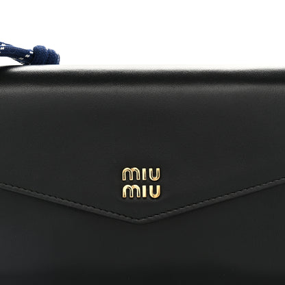 Miu Miu Nappa Wallet On Strap Black Baltic 7 of 11