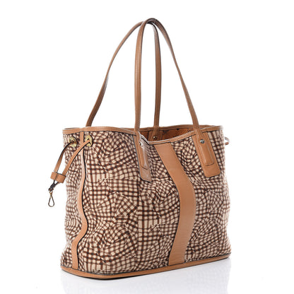 MCM Visetos Medium Liz Reversible Shopper Tote Cognac 6 of 23