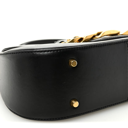 Valentino Garavani Smooth Calfskin Vlogo Chain Shoulder Bag Black 8 of 10