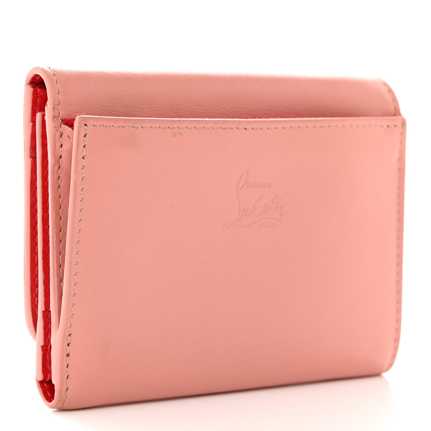 Christian Louboutin Calfskin Spiked Macaron Mini Spiked Wallet Ronsard 3 of 8