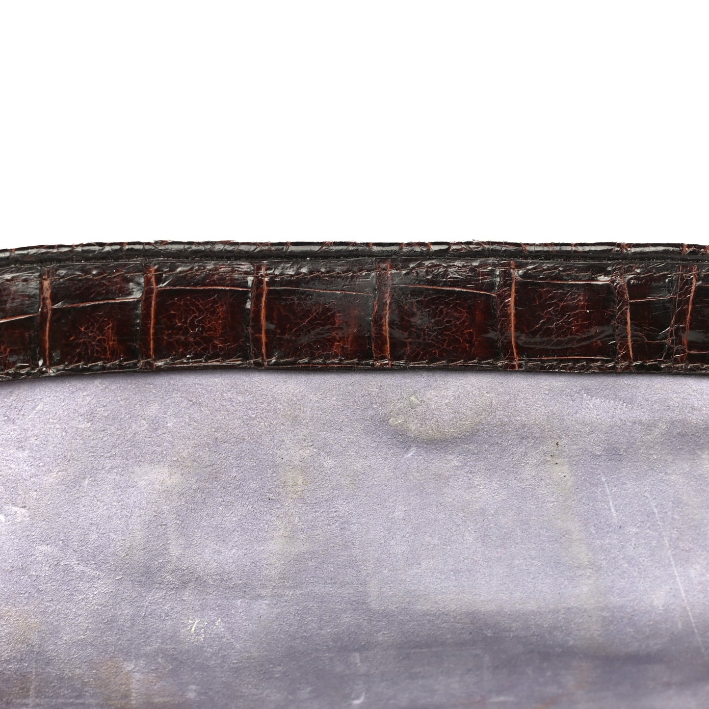 Crocodile Clutch Brown