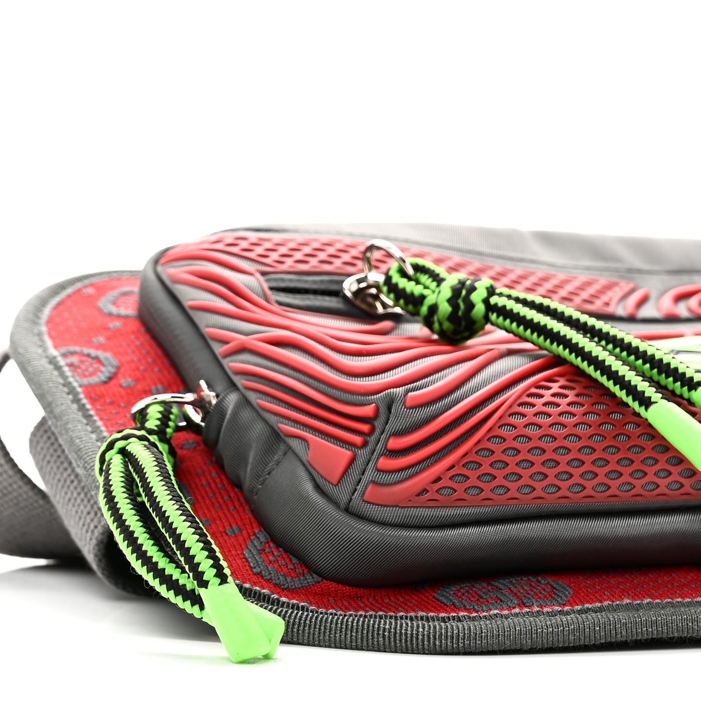 Jersey GG Monogram All Over Sporty Belt Bag Green Grey Multicolor