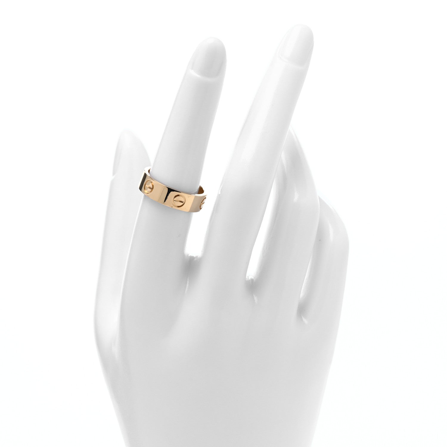 Cartier 18K Yellow Gold 5.5mm LOVE Ring 54 7 2 of 4