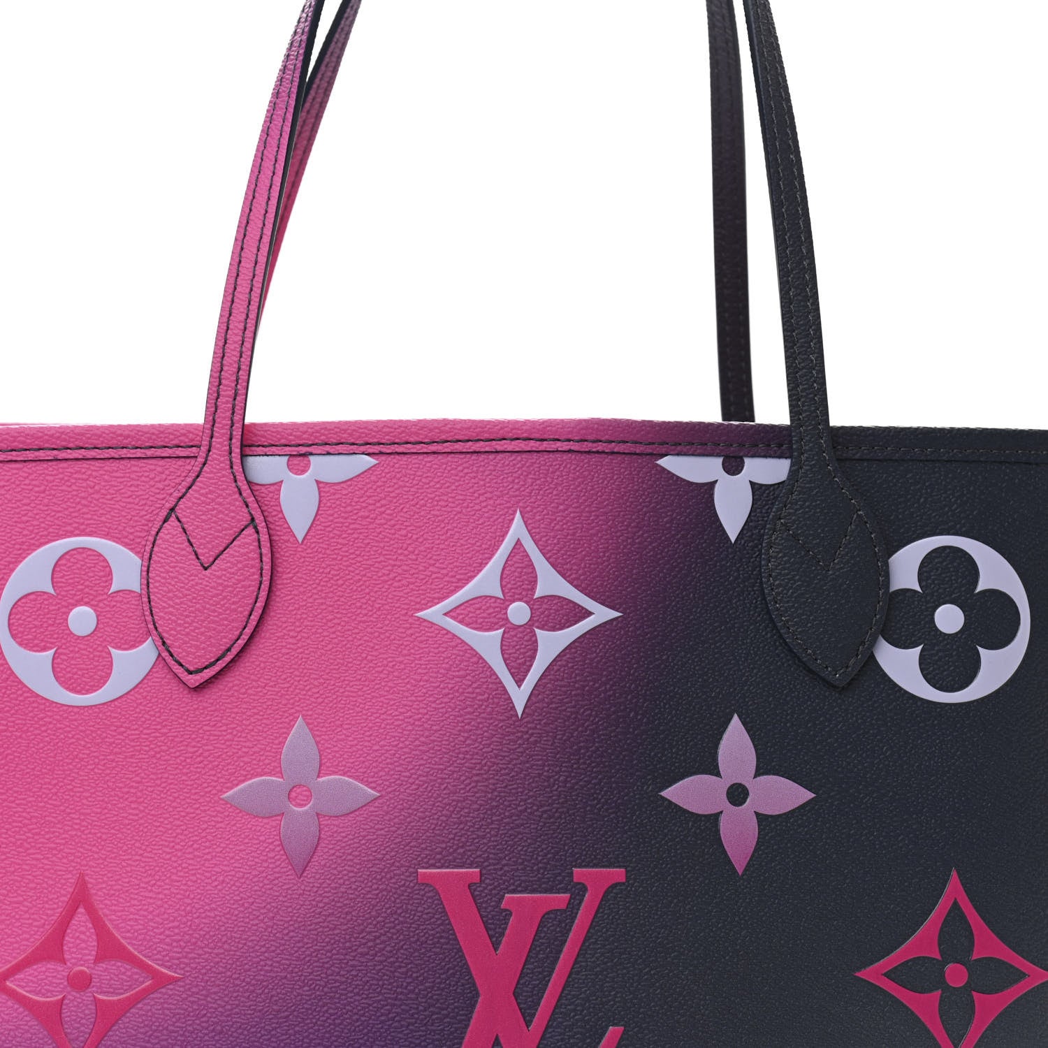Louis Vuitton Monogram Giant Spring In The City Neverfull MM Midnight Fuchsia 7 of 9