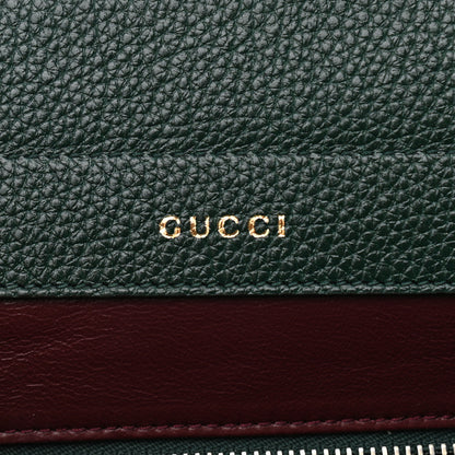 Gucci Grainy Calfskin Small Zumi Top Handle Bag Vintage Green 6 of 13