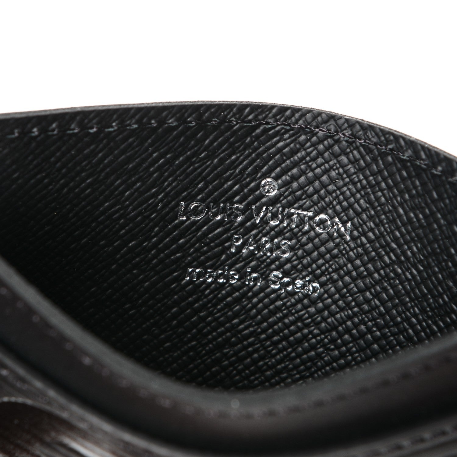 Louis Vuitton X SUPREME Epi Card Holder Black 6 of 7